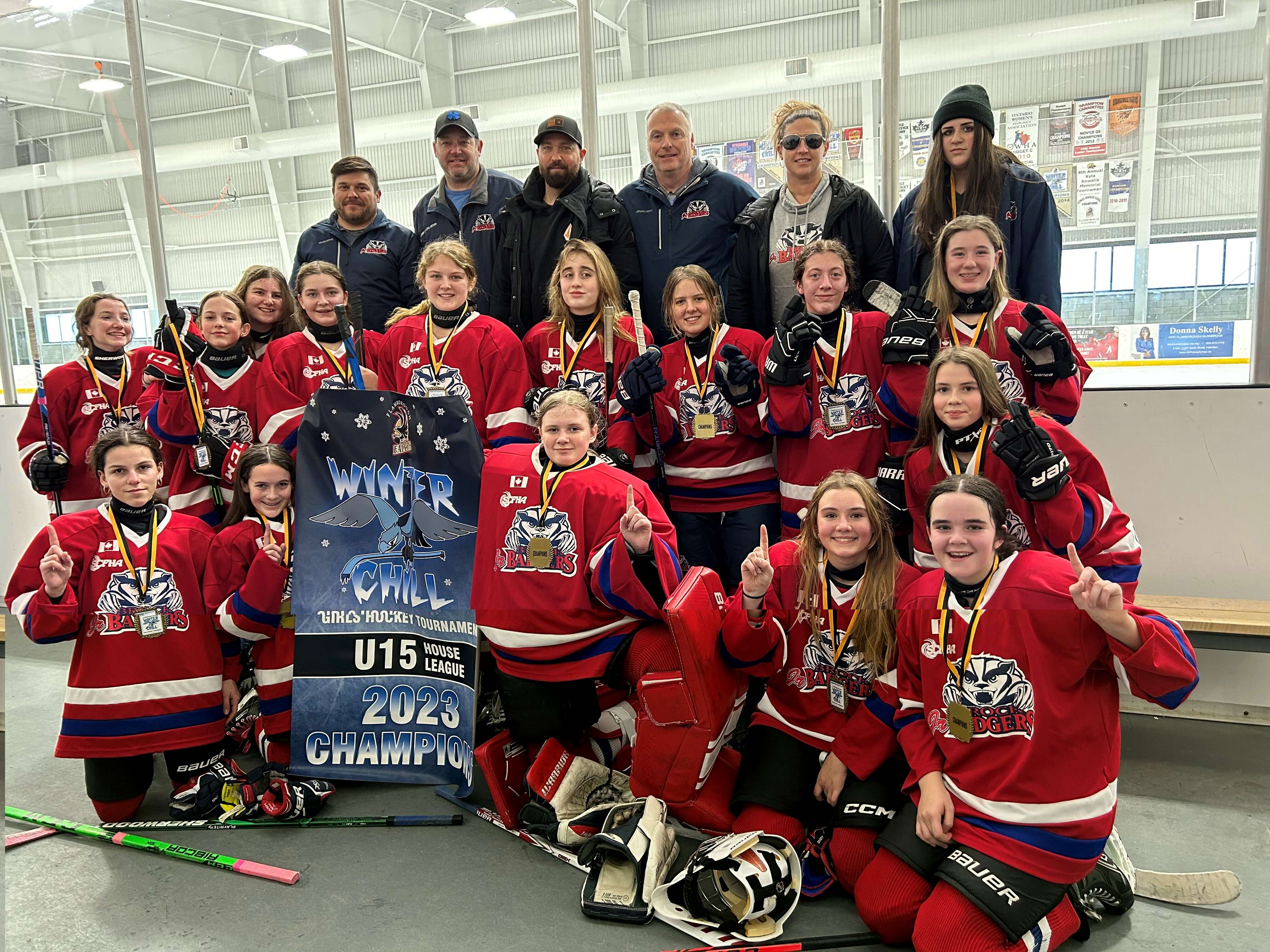 News > Congratulations to U15 and U22 Jr Badgers HL teams (St ...